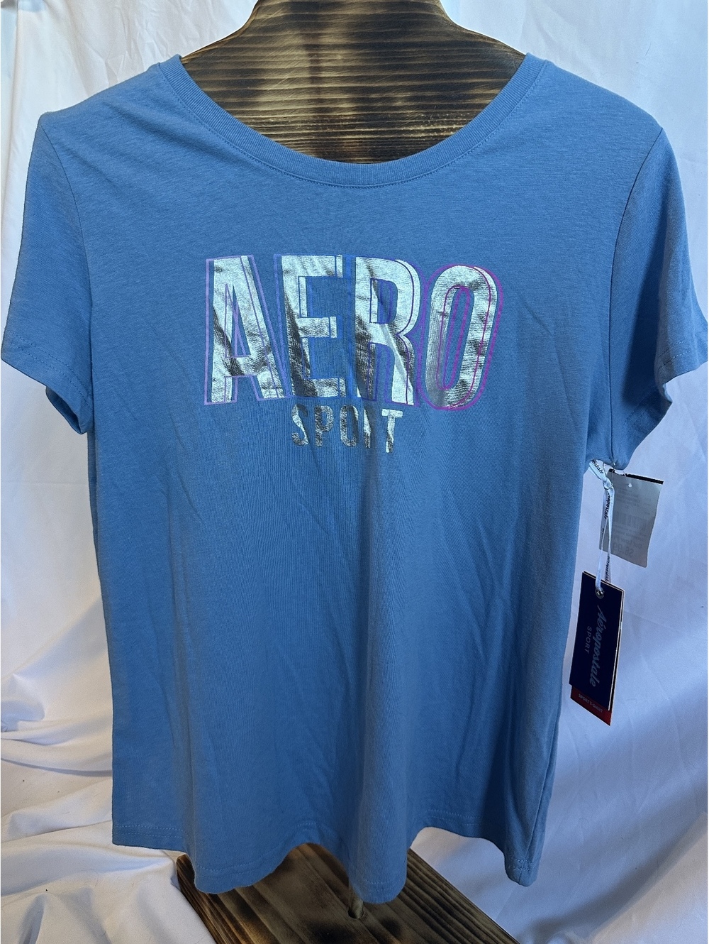 Aéropostale AERO Blue Graphic T-Shirt – New With Tags